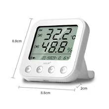Moniteur électronique d'humidité, horloge de Table de bureau, jauges de température