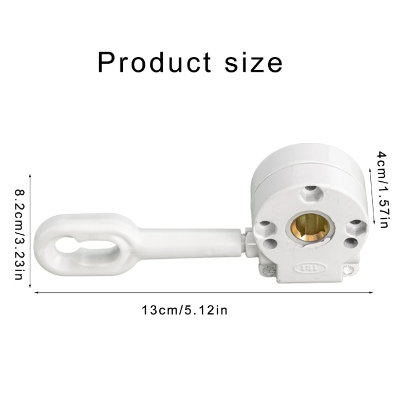 Outdoor Awnings Retractable Awning Manual Gear Mechanism Hand Crank Gear Assembly Portable Aluminum Alloy