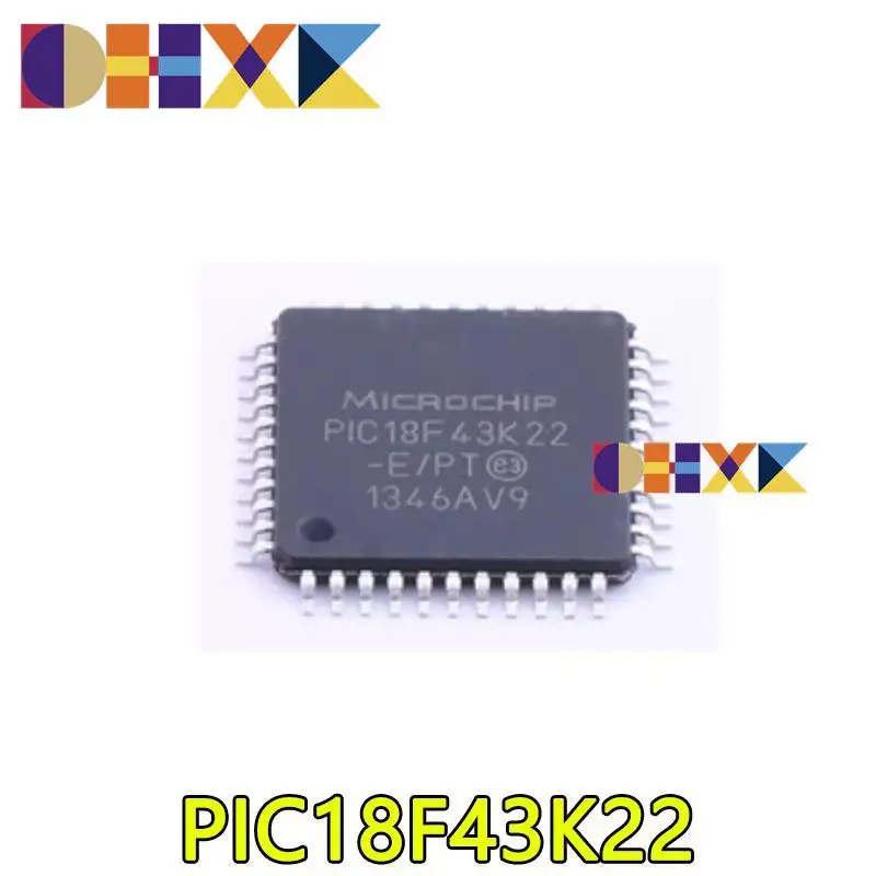 

New original PIC18F43K22-E/PT package TQFP-44 high performance microcontroller