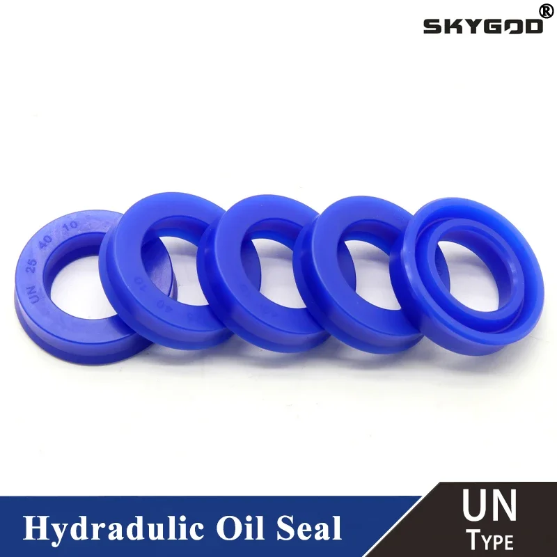 5pcs ID 8-19mm UN Radial Shaft Hydraulic Seal (IDxODxTHK) Polyurethane Piston Shaft Piston Rod PU Single Lip U Cup Oil Seal