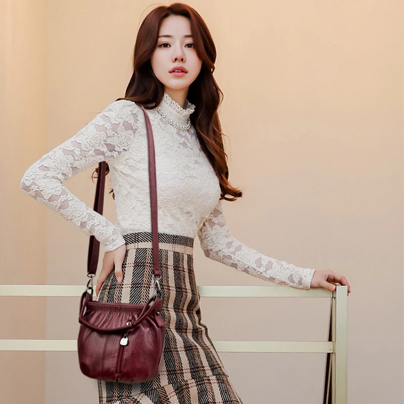 Leather Small Shoulder Bags for Women Casual Ladies Crossbody Bag Purses Handbags Designer Handbags Sac