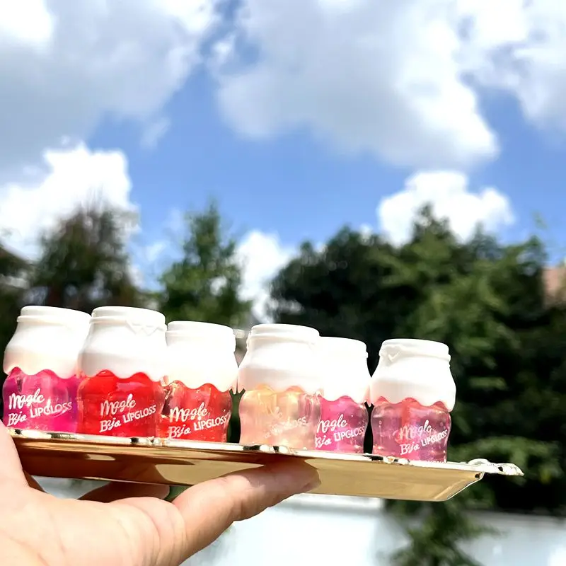 

Горячая Распродажа iman OF NOBLE】7137 Honey Pot, увлажняющий блеск для губ яркого цвета, Новинка