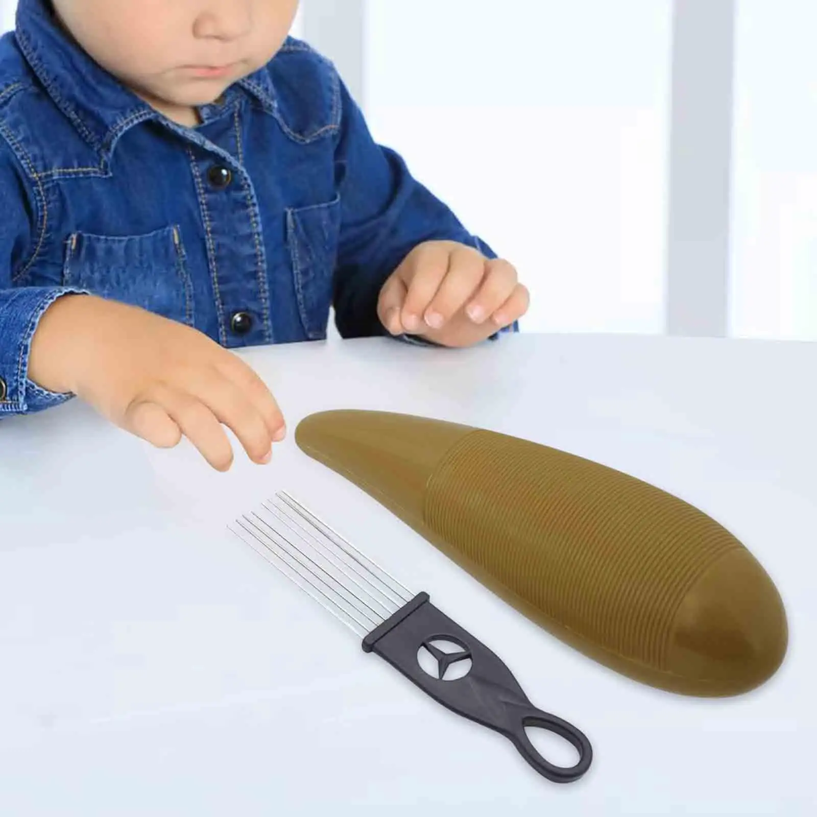 

Guiro Shaker Creativity Learning Activity Development Toy Kids Musical Instruments Toy for Kids Adults Boys Girls Children Teens