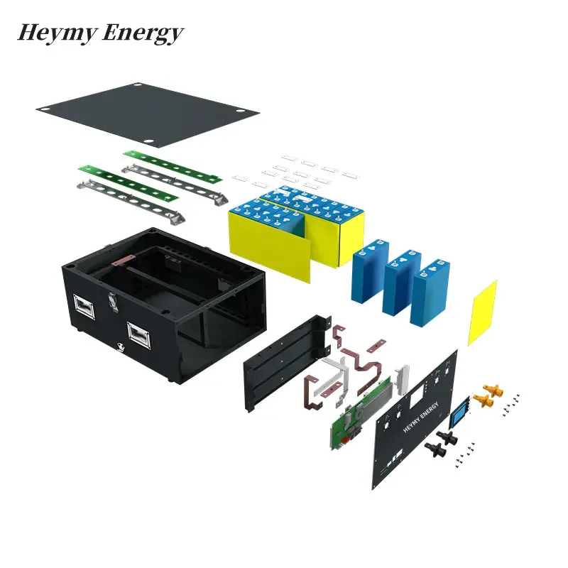 Hemy Energy 48v Diy Kit Case 5kwh 10kw 15kwh Fit For Lifepo4 Battery 100ah  150ah 200ah Battery Packs For Lithium Box With Bms - Battery Packs -  AliExpress