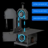 Electric Bone Saw Cutting Machine Food Processor Commercial Desktop Electric Bone Saw Cutter Bone Cutter Small With 2 Saws 6