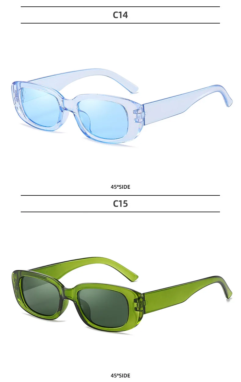 Steampunk Rectangle Sunglasses For Men And Women Uv400 Protection_voghion.com