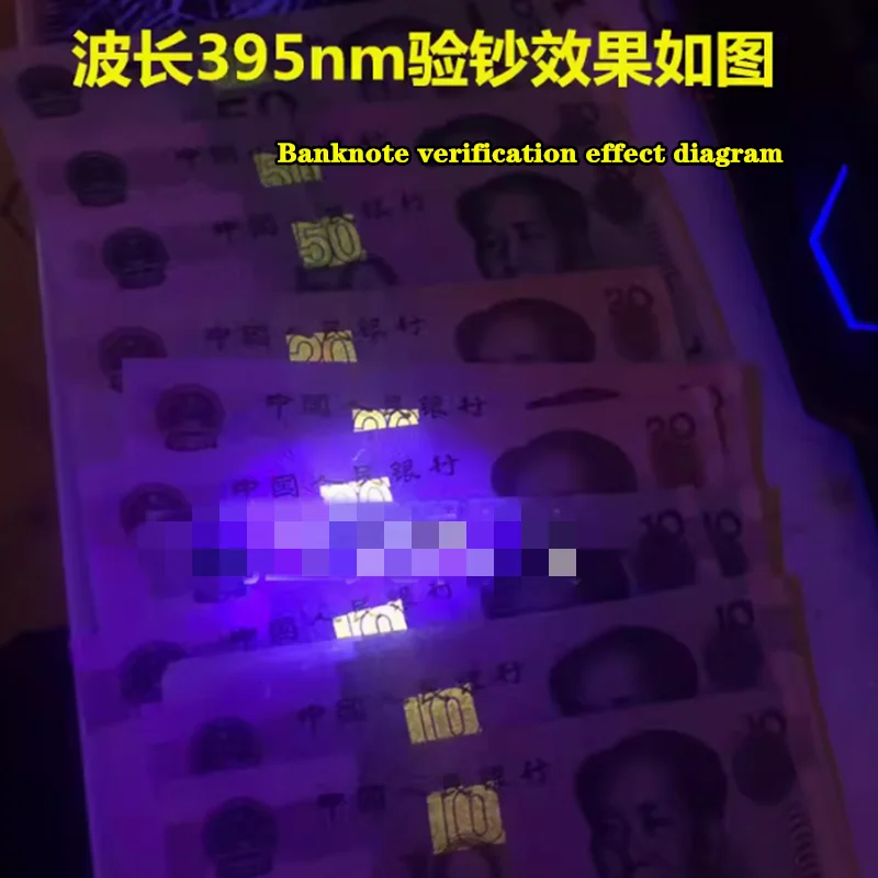 30PCS/LOT UV ultraviolet banknote detector led lamp beads 3528 purple light 365/395nm fluorescence recognition