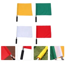 

4pcs Track and Field Events Referee Flag Match Command Flag Signal Flags