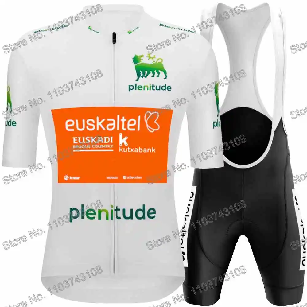 Euskaltel Spain Tour Cycling Jersey Men's Set Summer Cycling Clothing Road Bike Shirt Suit MTB Women Bicycle Bib Shorts