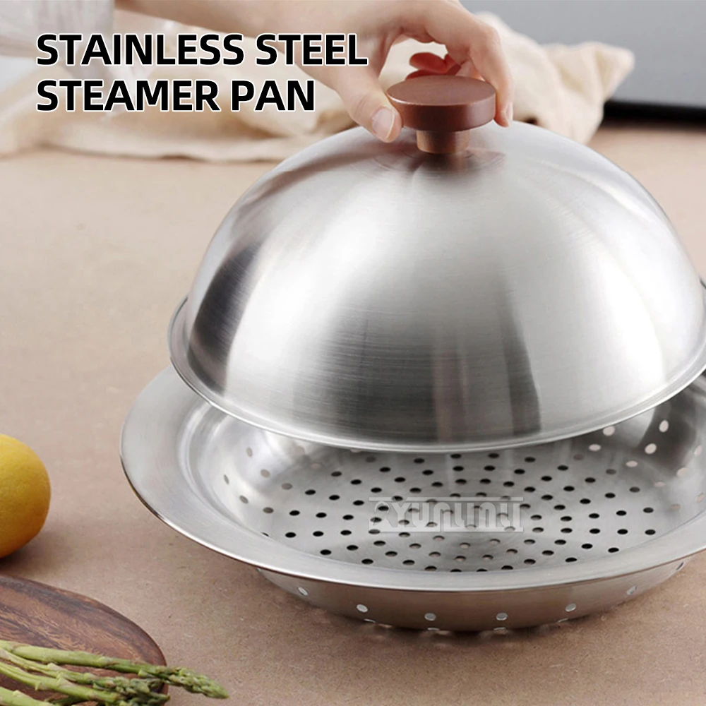304 Stainless Steel Steamer Steamer ousehold Multi-function Steaming Tray Kitchen Tools