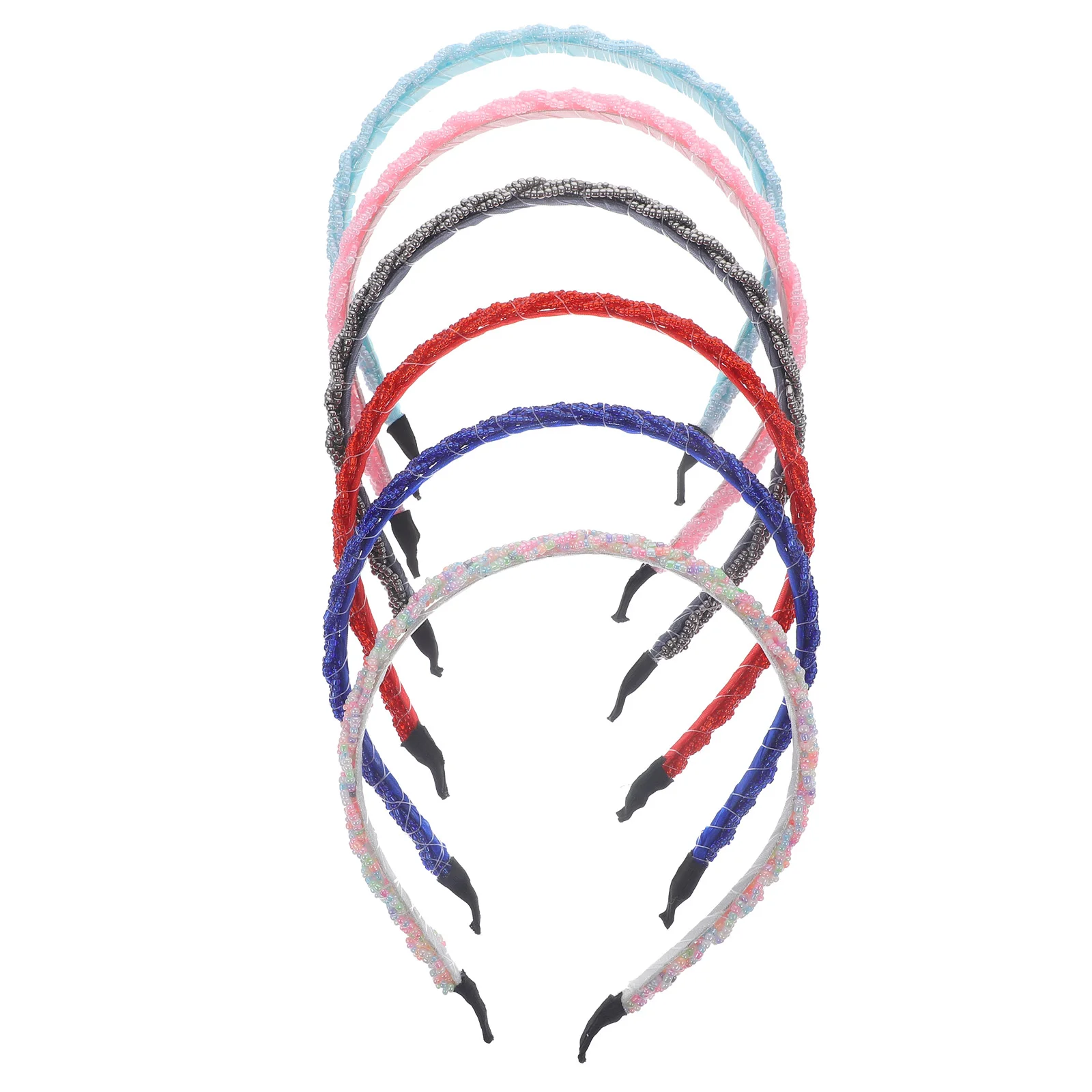 

6 Pcs Twist Headband Hair Decorations for Women Pearl Headbands Womens Accessories