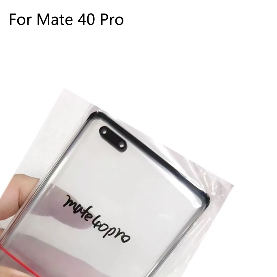 Huawei Mate 40 Pro NOH-NX9 NOH-AN00 터치 스크린 LCD 디스플레이 전면 패널 유리 교체