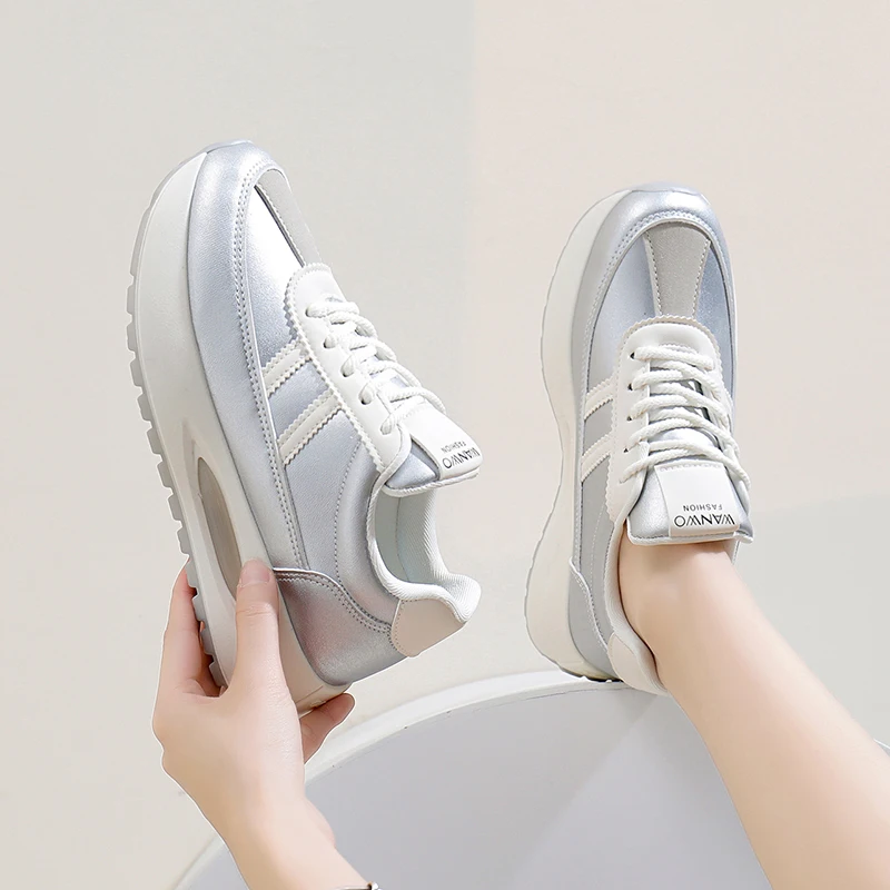 Height Increasing Running Shoes for Women Original Walking Holiday Travel Essentials Trainers Casual Comfy Tennis Women Sneakers