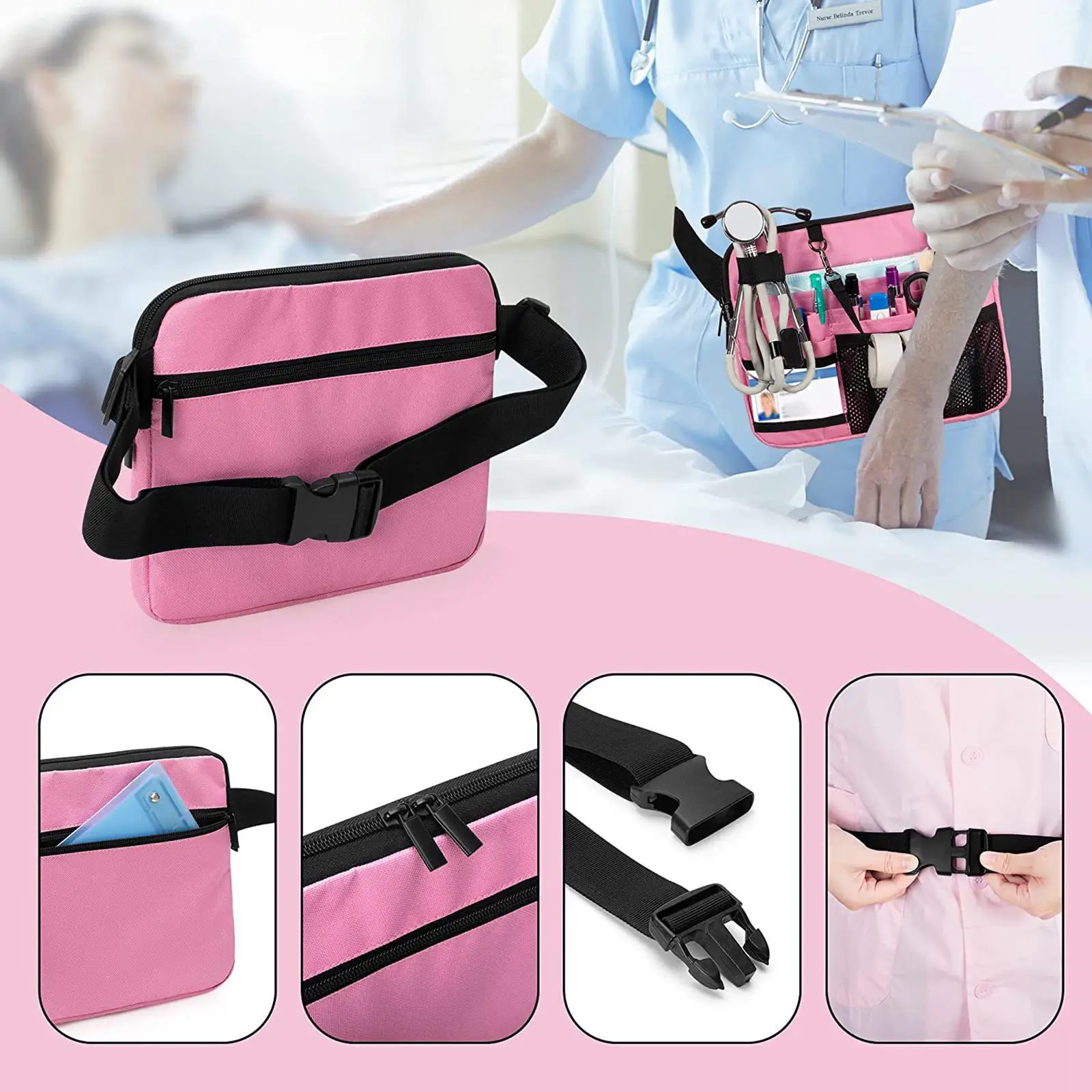 Nurse Fanny Pack Waist Organizer Pouch waist bag