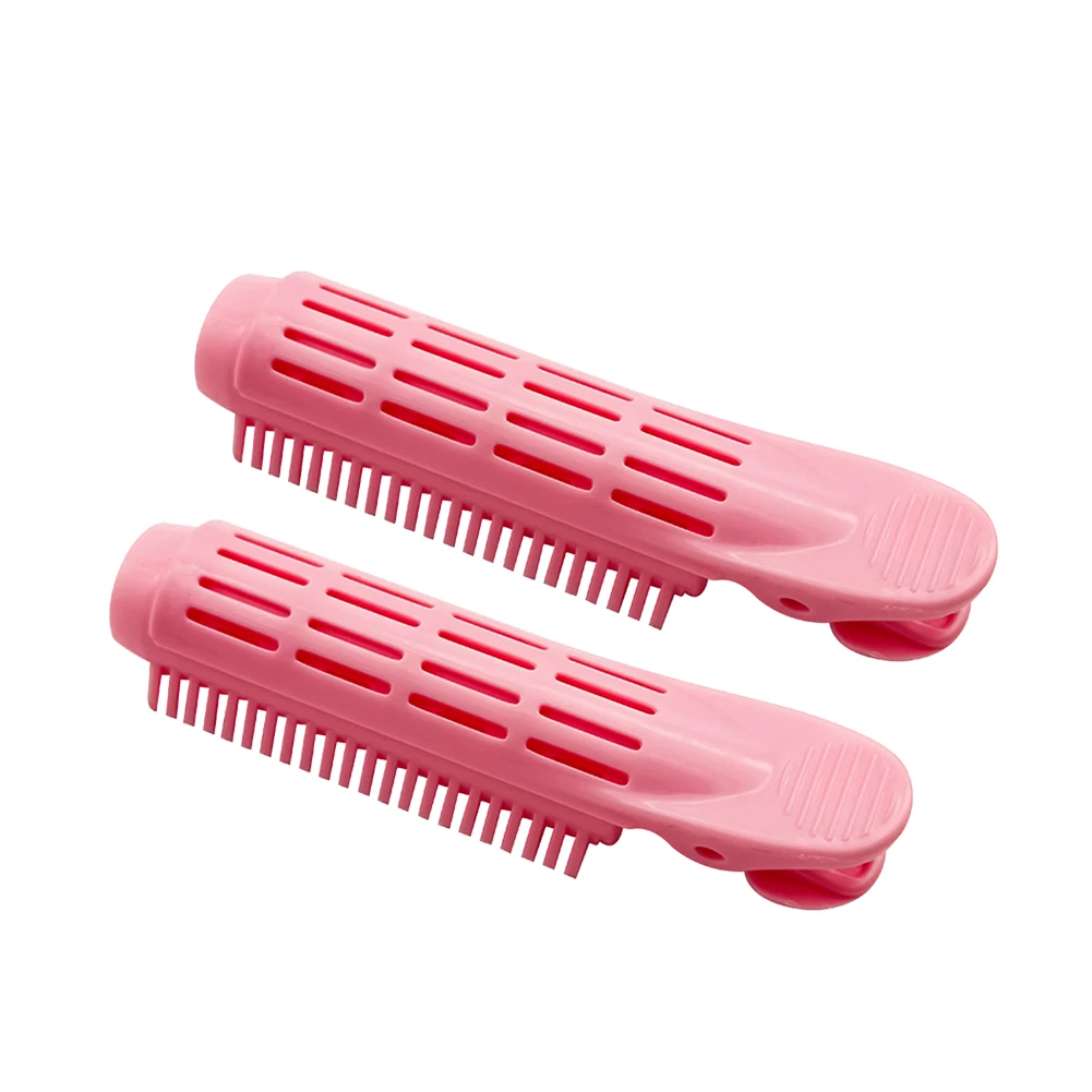 2pcs/set Heatless Hair Rollers Curlers Bangs Hair Root Volume Clip Fluffy Clips Portable for Women hair styling tool hair curling tools