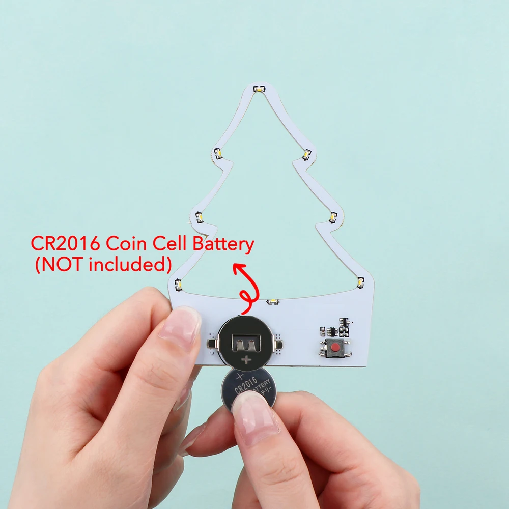스타 하트 타원형 에그 트리 자체 접착 라이트 업 유닛, 따뜻한 흰색 LED, DIY 크리스마스 부활절 셰이커 카드 2024, 2 개/세트
