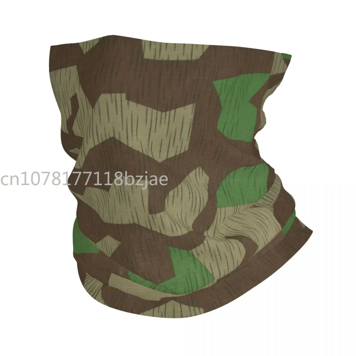 

Splittertarn Camouflage Splinter Camo Bandana Neck Gaiter for Ski Hunting Men Women Wrap Scarf Germany Military Headband Warmer