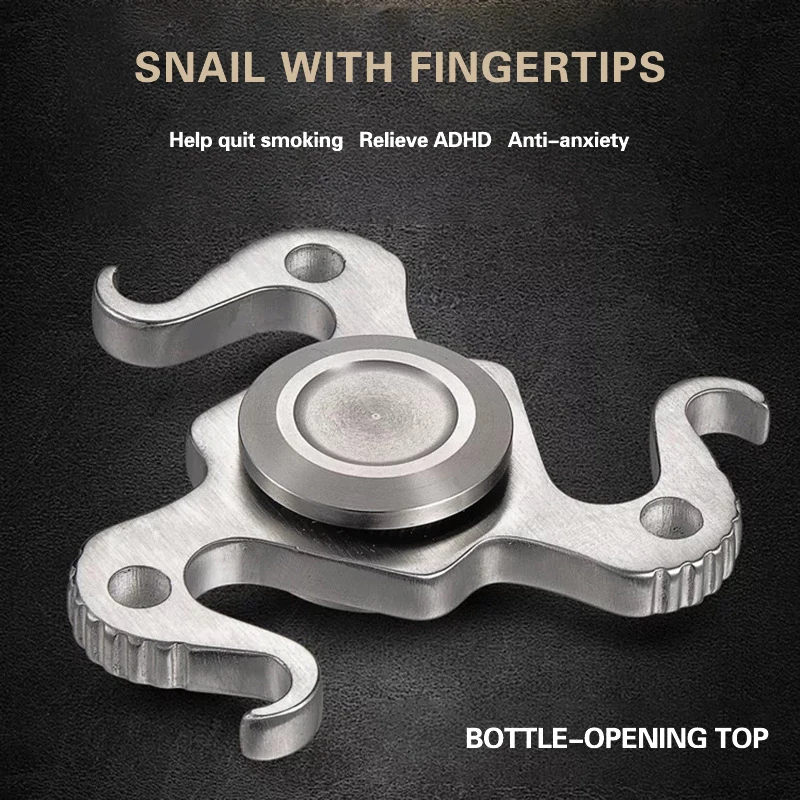 

New Stainless Steel Fidget Spinner EDC Adult Metal Fidget Toys ADHD Hand Spinner Autism Sensory Toys Anxiety Stress Relief