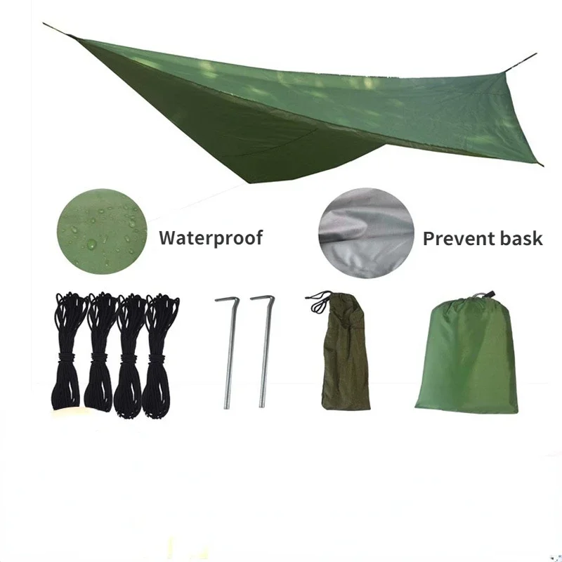 Awning Waterproof Tarp Tent Shade Ultralight Garden Canopy Sunshade Outdoor Camping Hammock Tourist Beach Sun Shelter