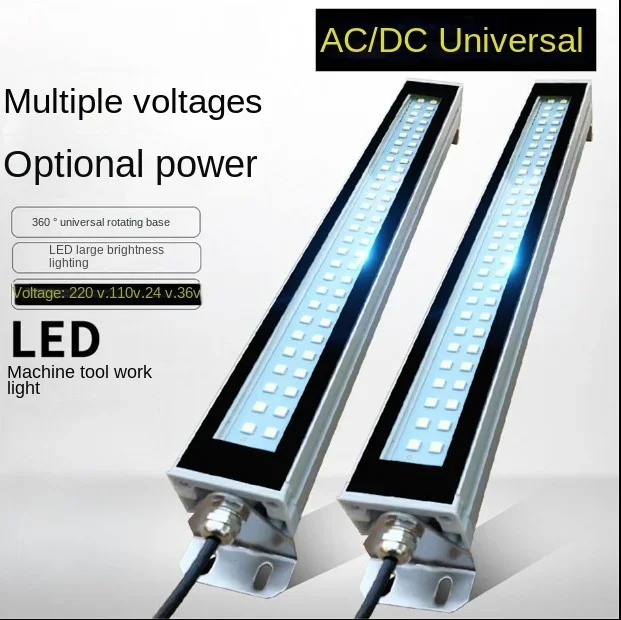 Industrial LED Lamps Industrial LED Strip Lamps 110V/220V LED Engineering Light CNC Machine Workshop Lamps Floodlights Lamp Waterproof IP68 Reflector LED Exterior Work Lights