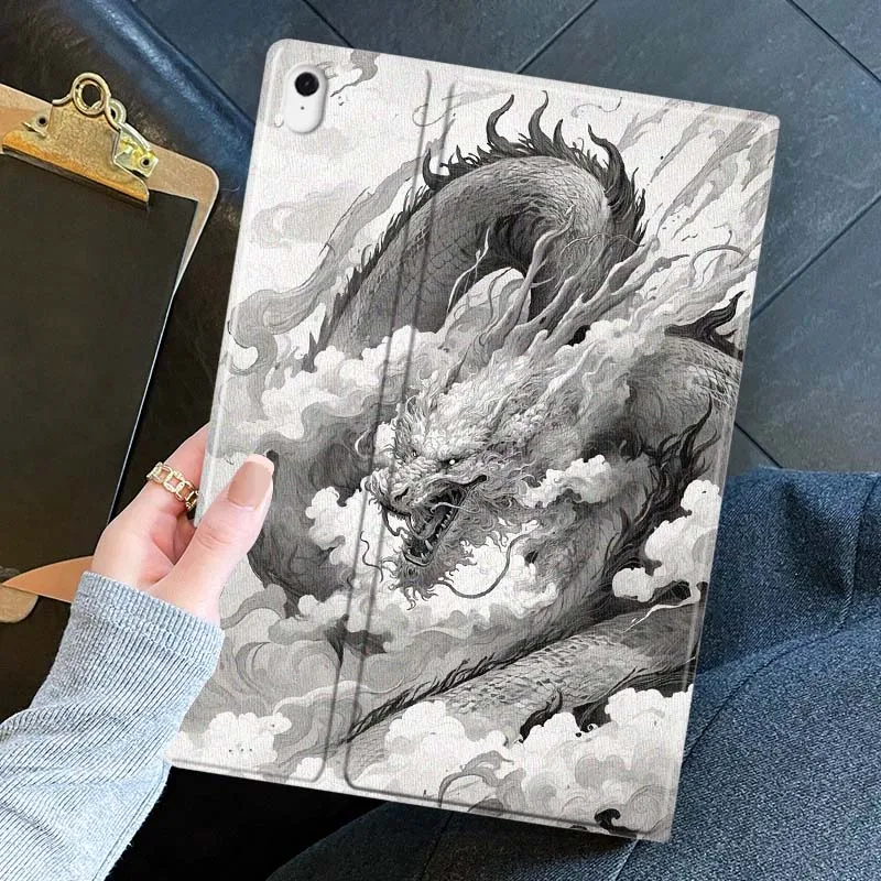 Luxury Dragon Design Soft Tablet Case