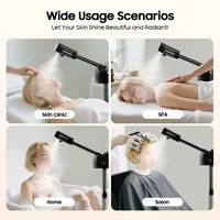Appareil de soin du visage à vapeur, machine à vapeur d'ozone et d'ions, sauna facial pour usage domestique, hydratation de la peau et nettoyage des pores, appareil de beauté spa 6