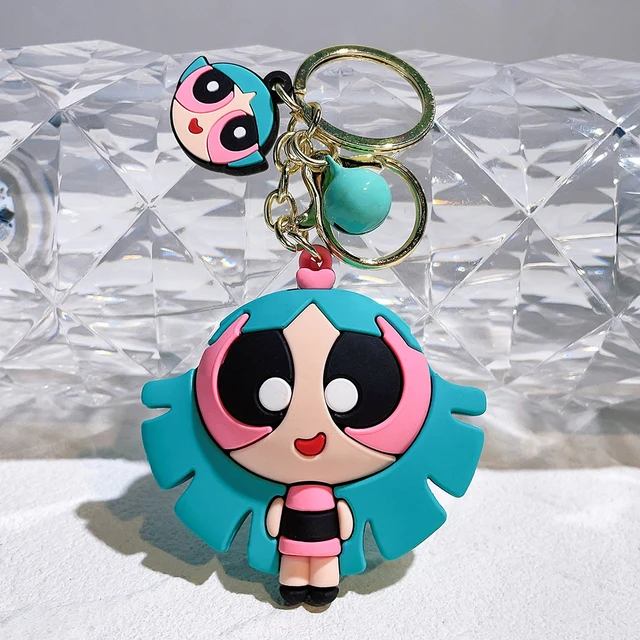 TD® Cartoon Anime Powerpuff Girls Porte-clés Flower Bubble Fluffy Oil Alloy  Pendant - Cdiscount Bricolage