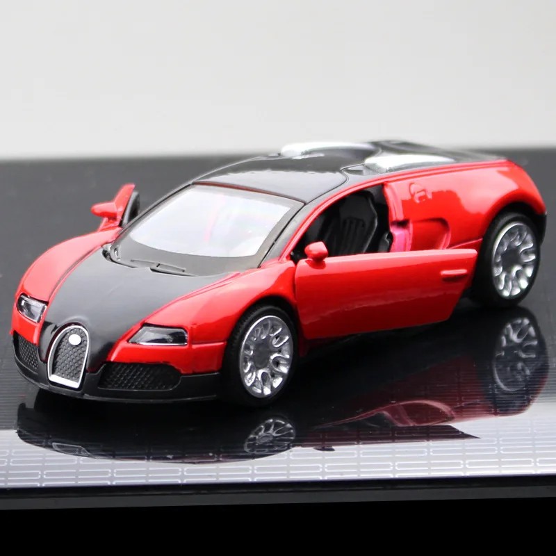 

Спортивный автомобиль Bugatti 1:36, модель машины из литого металлического сплава
