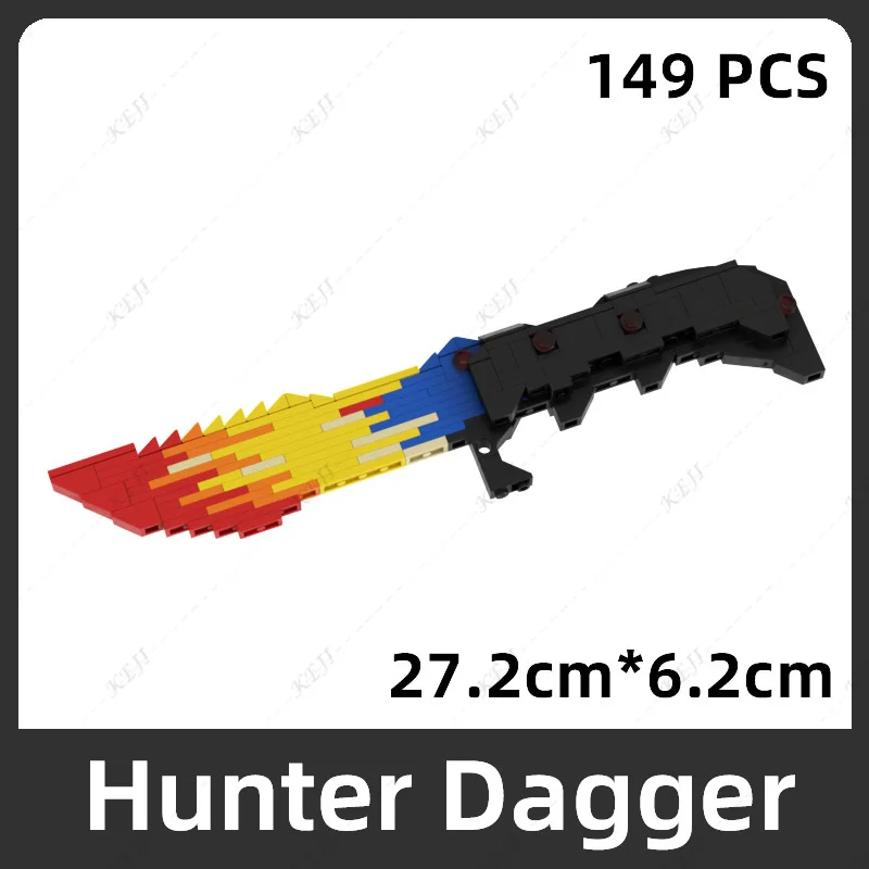 Military Karambit Butterfly Knife Building Blocks - DIY Toy Dagger