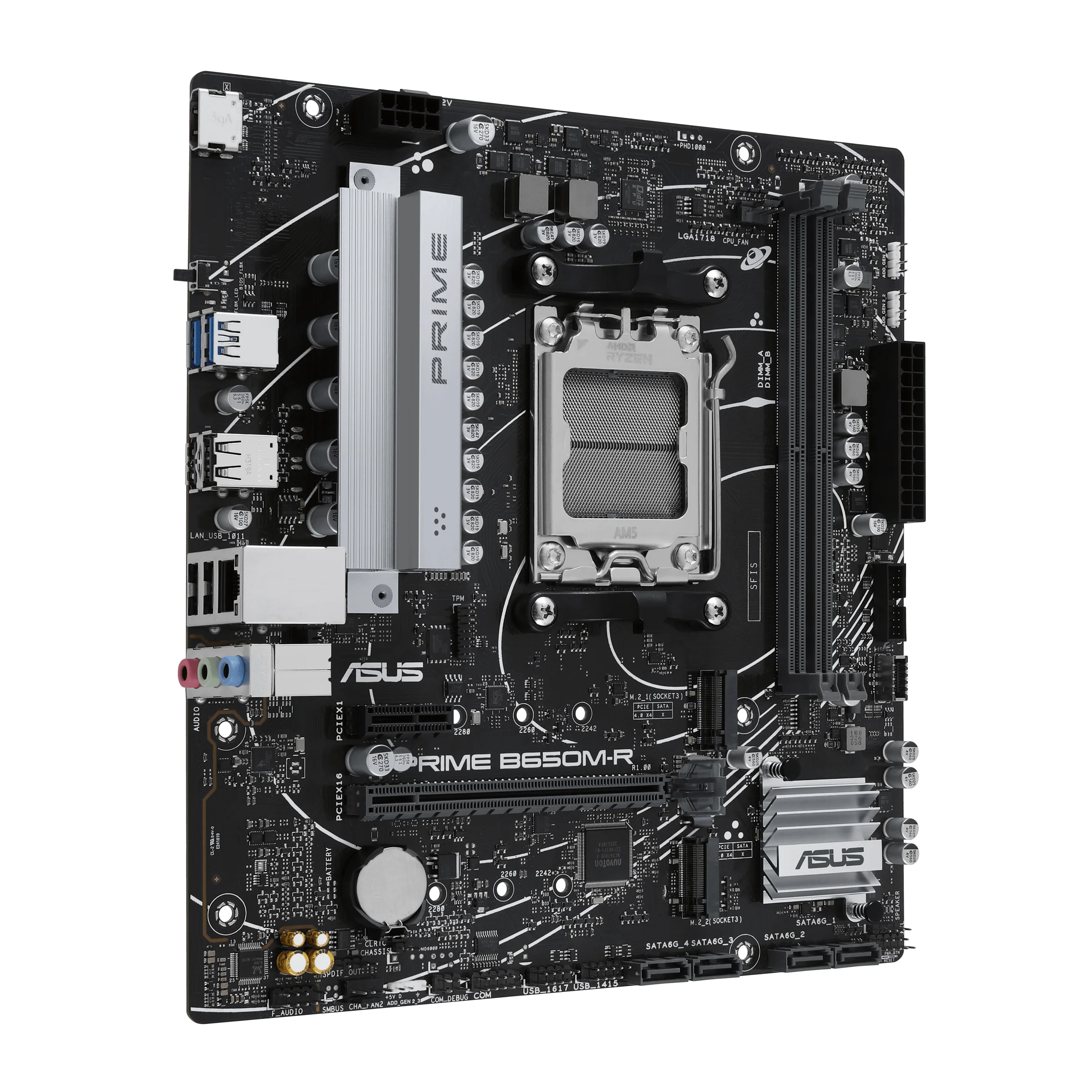 ASUS-PRIME B650M-R micro-atx ddr5マザーボード,pcie 4.0,2.5GB