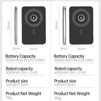 New Ultra thin Alloy Powerbank Magnetic Power Bank Wireless Fast Charger For Magsafe Backup battery For iWatch Serise iPhone 16 - Image 4