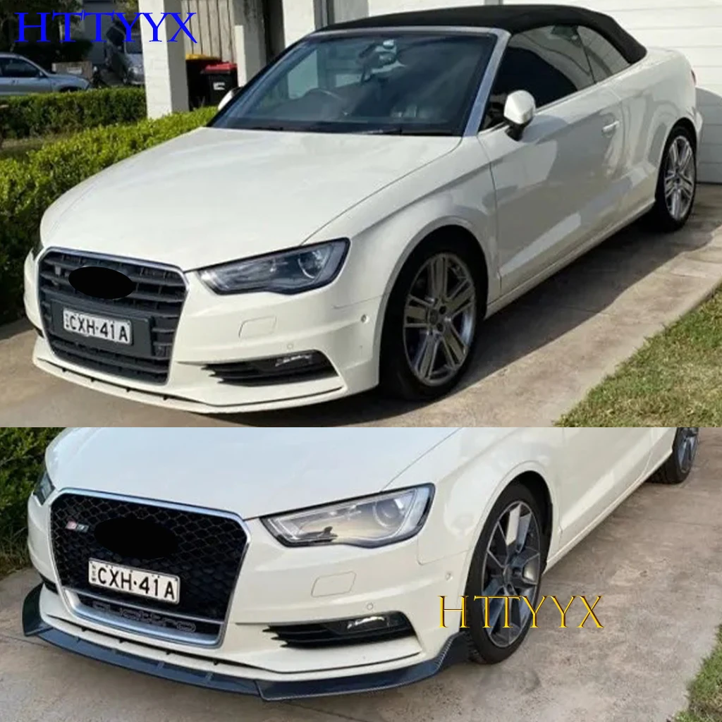 Car Front Bumper Splitter Lip Diffuser Body Kit Spoiler Guard For AUDI A3 8V S-Line S3 Standard Version 2014-car bumper spoiler,bumper lip,bumper strip,bumper lip decoration,front bumper decoration