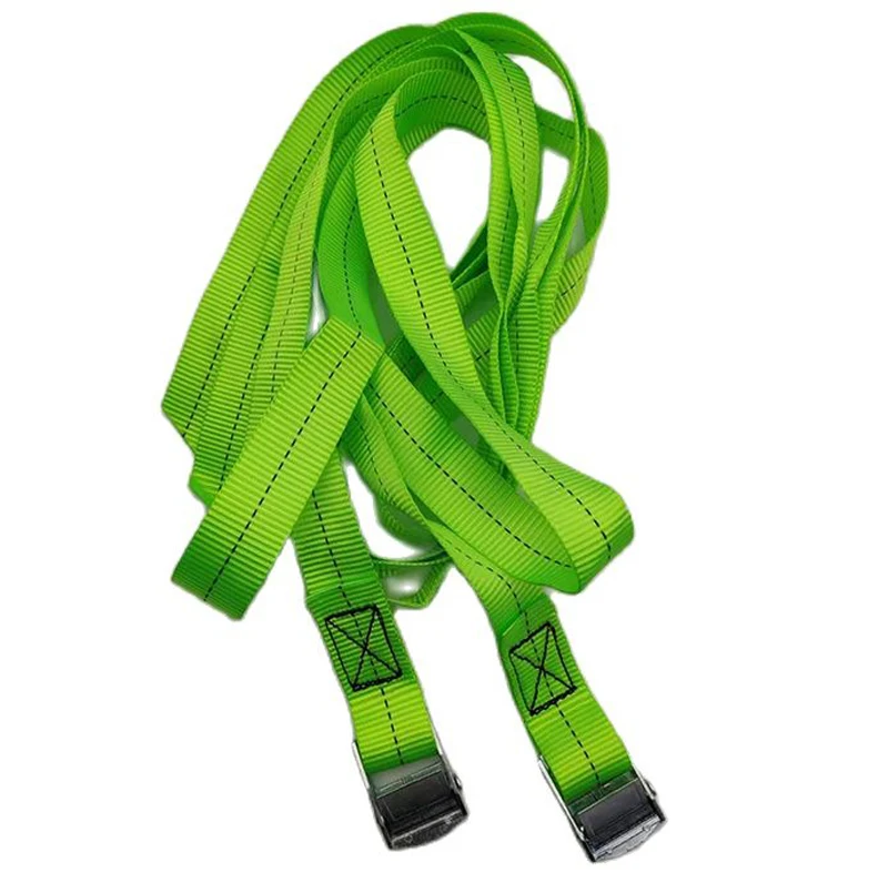 motorcycle bike Strong Buckle Tie Down Belt cargo straps With Metal Buckle Tow for Luggage Bag Rope Ratchet Belt cargo straps cargo tie down strap tie down straps lashing strap