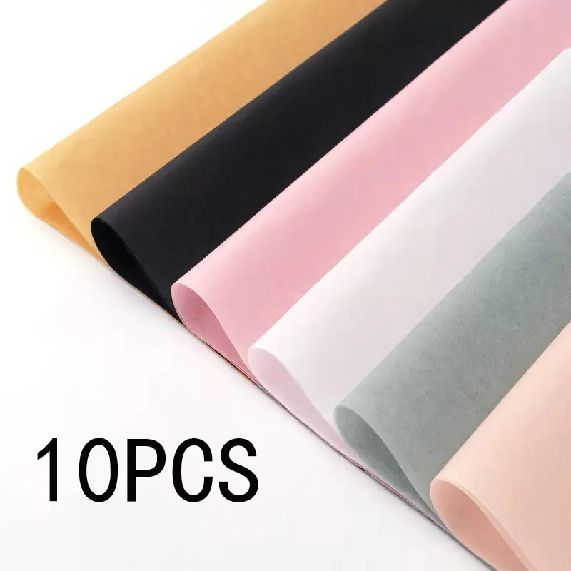 10pcs 50 66cm tissue paper flower bouquet wrapping paper for florist