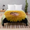 Sunflower Yoongi/SUGA Throw Blanket Throw And Blanket From Fluff Flannels Blanket Summer Bedding Blankets 1