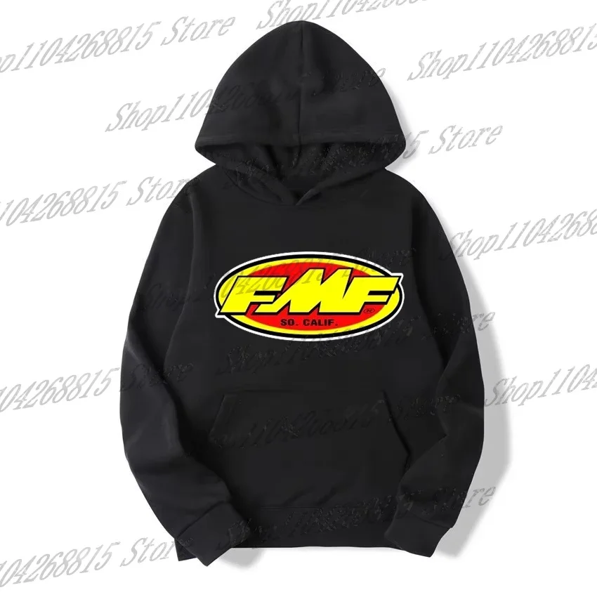 Fmf Printed Men's Cotton Long Sleeve Motorcycle Rider Fleece Jacket Autumn Winter Long Sleeved Sweater