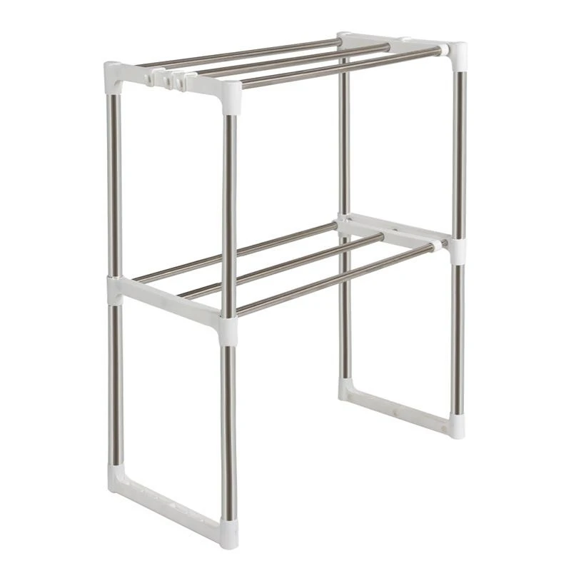 

Kitchen Gadgets Stackable Sliding Rack Organizer Shelfs Kitchen Iron Storage Rack for Cabinets Tableware Countertops