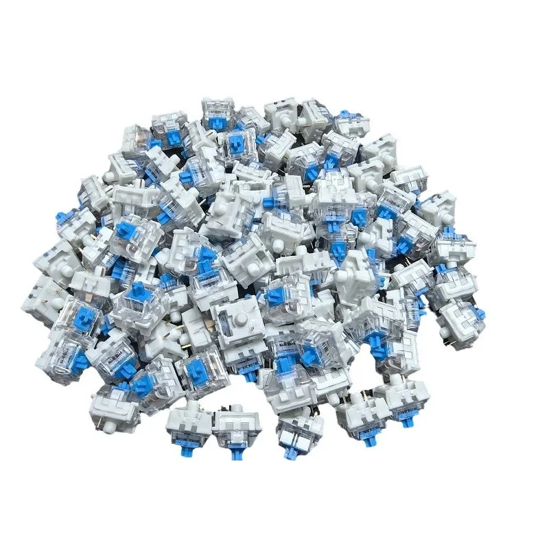 100pcs 키보드 스위치 키보드 클리커 키 교체 핫 스와핑 스위치 기계식 키보드 용 3Pin 촉각 스위치
