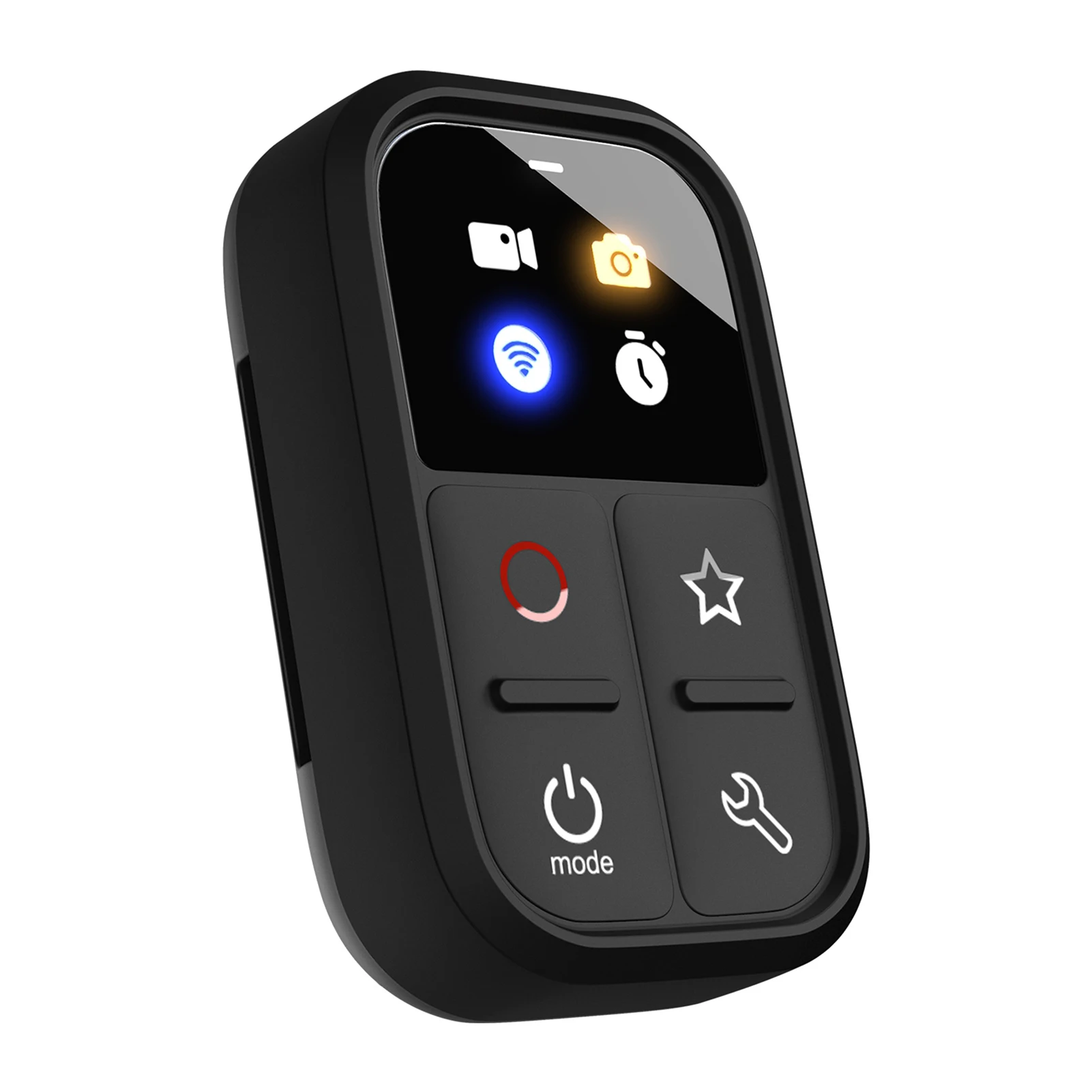 Wireless Smart Remote Control Replacement for GoPro Hero 12/11/10/9/8/Max LED Colorful Screen Built-in Battery 50M Control Dista