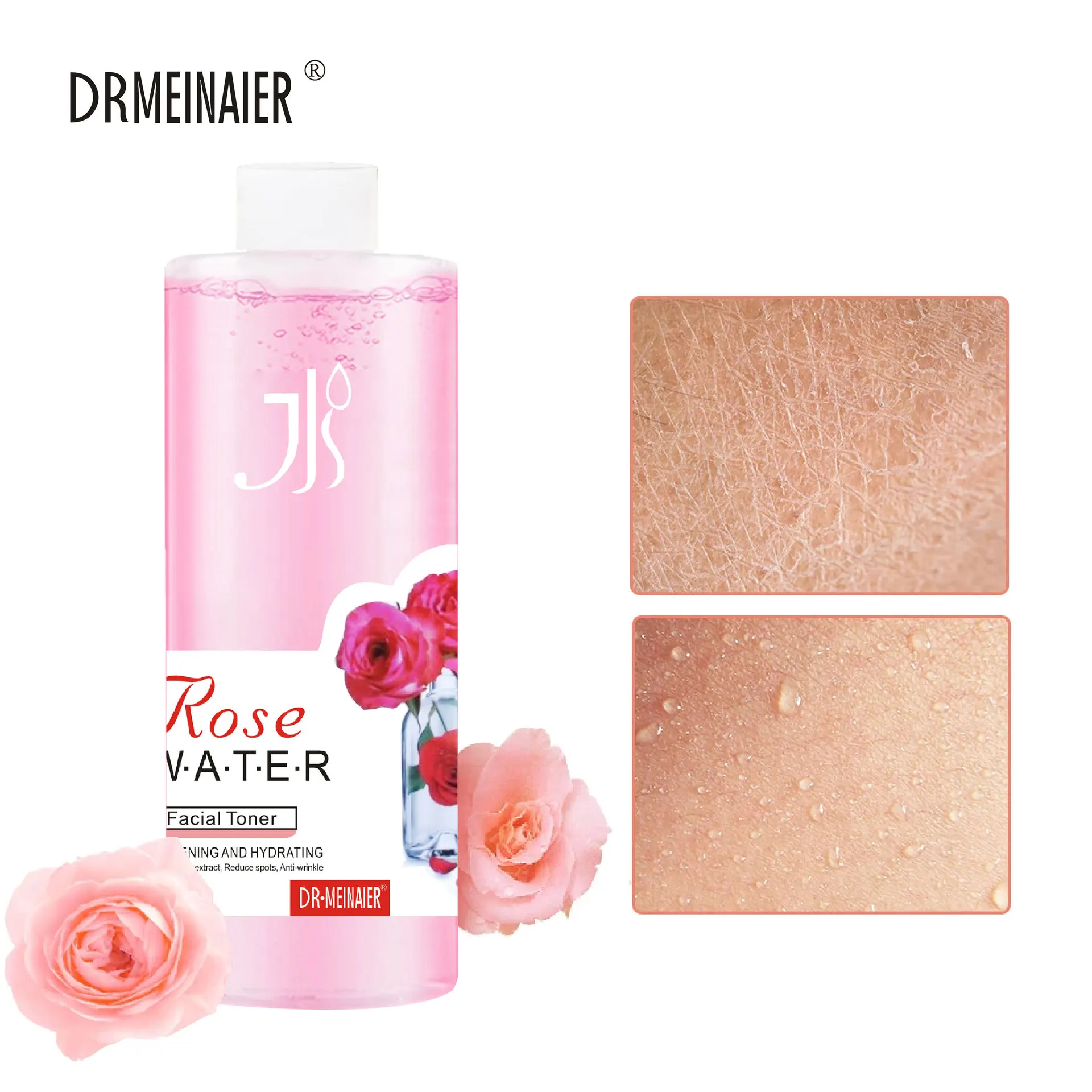 Cross border exclusive rose toner for shrinking pores brightening contracting moisturizing refreshing and oil controlling 500g rose and owls 11ct stamped cross stitch 40 50cm