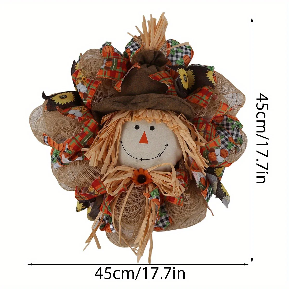 Autumn Scarecrow Wreath 3