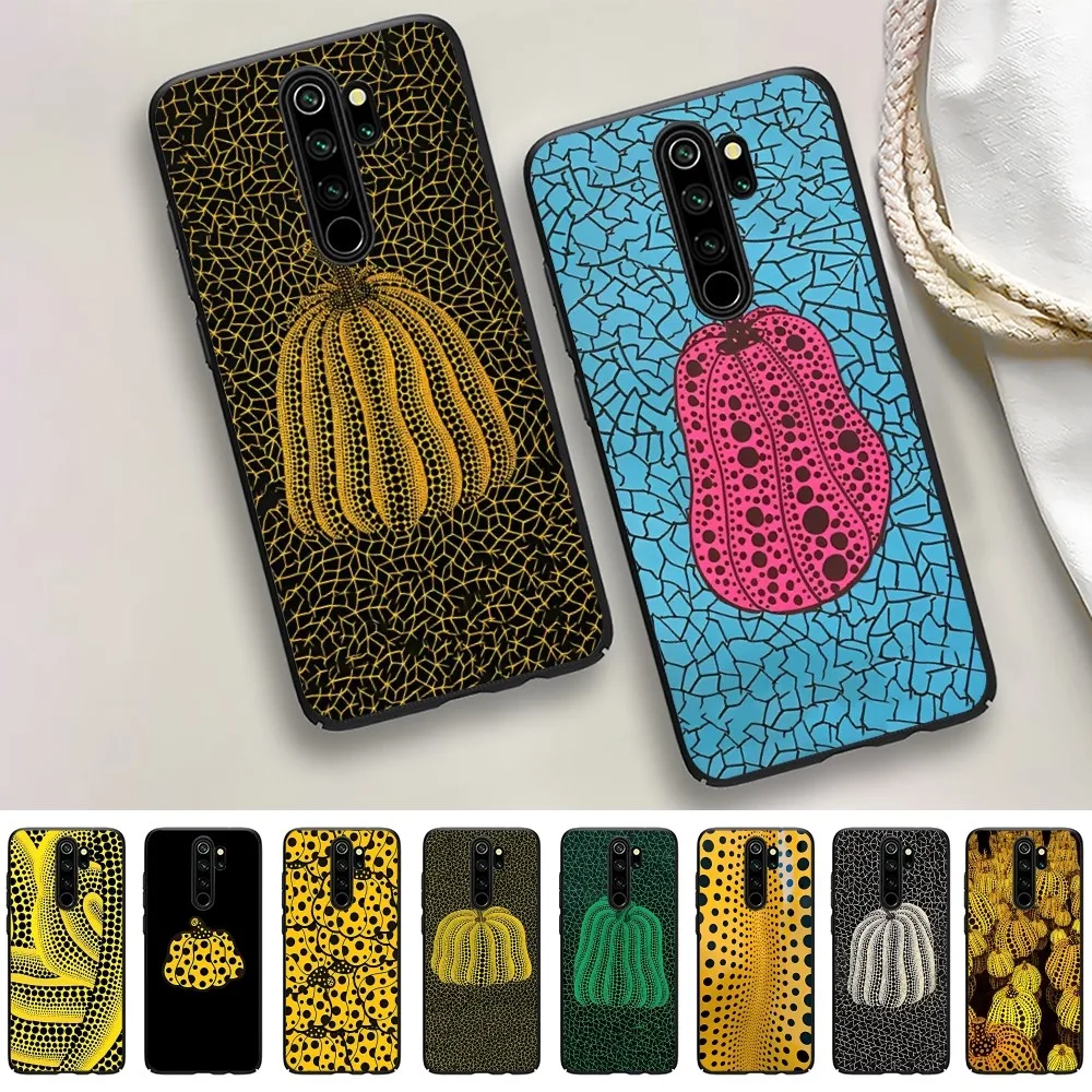 

K-kusama Pumpkins Phone Case For Redmi 5 6 7 8 9 10 plus pro 6 7 8 9 A GO K20 K30 K40 pro plus F3 Fundas