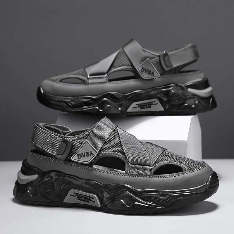 2024New Men's Sandals Fashion Outdoor Casual Platform Sandal Summer Non Slip Beach Shoes for Men Treking Sandal Sandalias Hombre