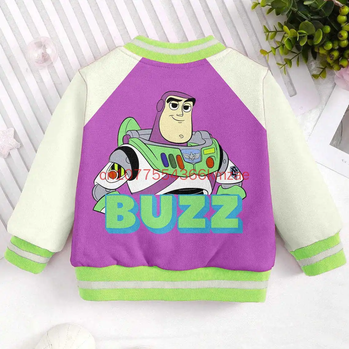 New Buzz Lightyear Baseball Jacket Kids and Youth Coat Disney Cartoon Streetwear Harajuku Bomber College Jacket