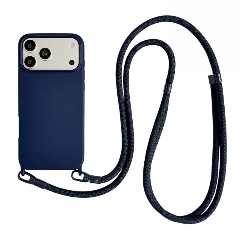 Enhanced Shockproof Crossbody Lanyard Phone Case with Neck Strap and Soft Touch Finish