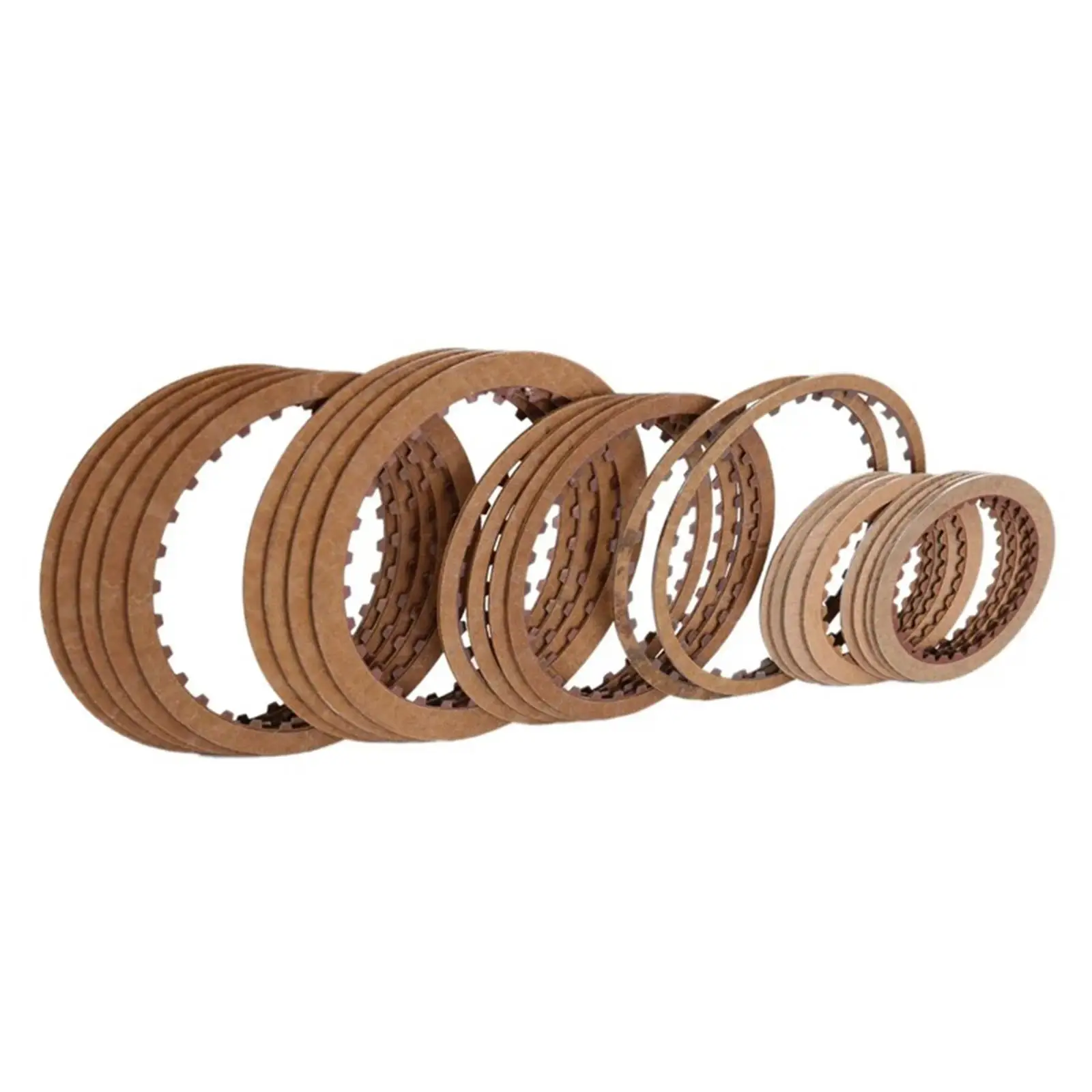 

Automatic Transmission Clutch Plate Kit Direct Replaces Practical Accessory Gearbox Friction Plates for Toyota Vios 2004-On