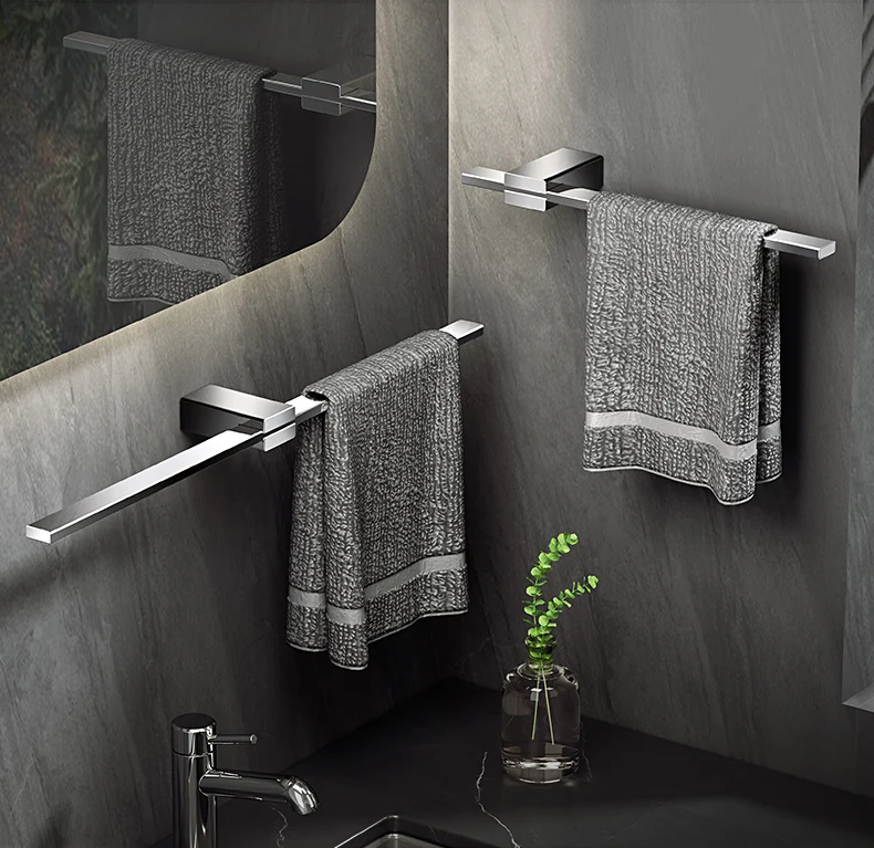 Movable Stainless Steel Towel Pole Multifunctional Towel Rack