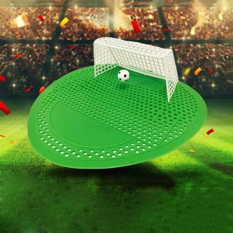 

Man Toilet Standing Urinal Filter Plastic Mesh Football Soccor Shape Creative Bathroom Restroom Piss Screen Filtering Pad