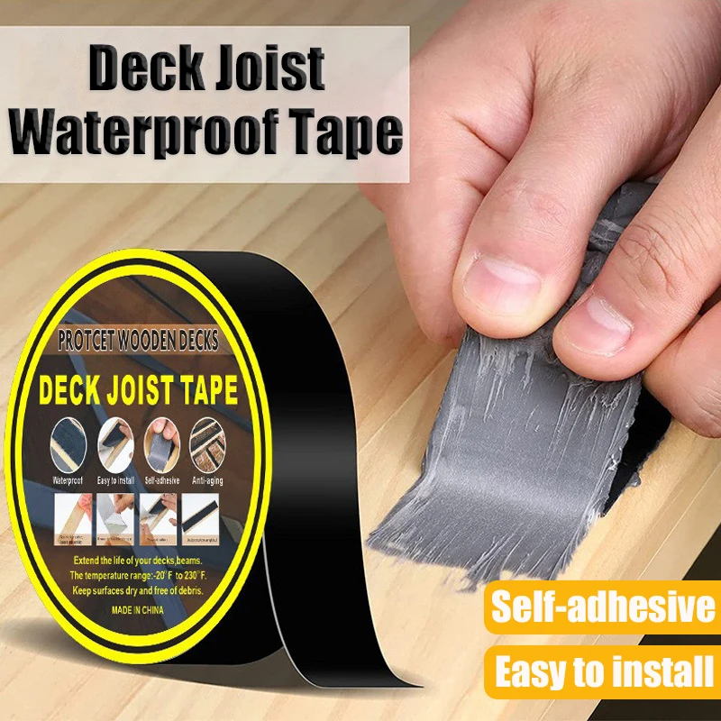 Nastro Sigillante Butilico Autoadesivo Impermeabile Nero Riparazione Del Tetto Sigillante Adesivo Sigillato Nastro Resistente Alle Alte E Basse Temper