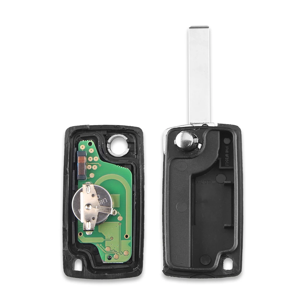 3 Button Remote Key CE0523/CE0536 for Peugeot 207 208 307 308 407 408 607 433MHZ ID46 PCF7941 HU83/VA2 Flip Car Key car remote key